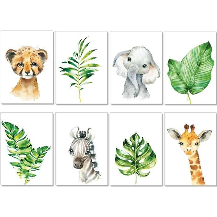 Artpin Eu De 8 Posters Pour Chambre De Bebe D Enfant Din Sans Cadre Decoration Chambre Fille Garcon Animaux De Safari Dans L Cdiscount Maison Artpin Eu De 8 Posters Pour Chambre De Bebe D Enfant Din Sans Cadre Decoration Chambre Fille Garcon Animaux De Safari Dans L Cdiscount Maison