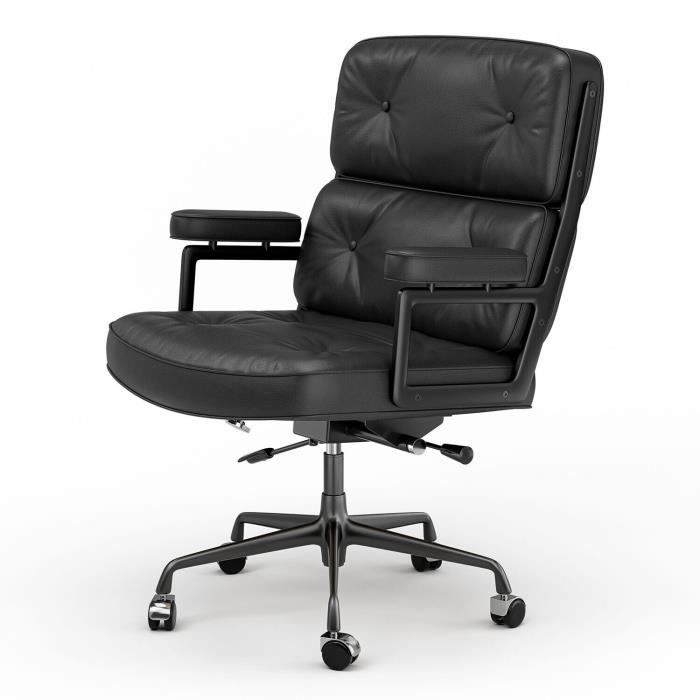 Chaise de Bureau en Cuir Confortable Design SièGe Ergonomique