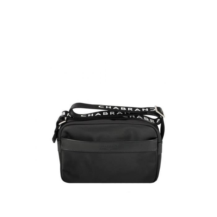 besace chabrand ref 44405 101 noir l25 x h18 x p7 cm tu