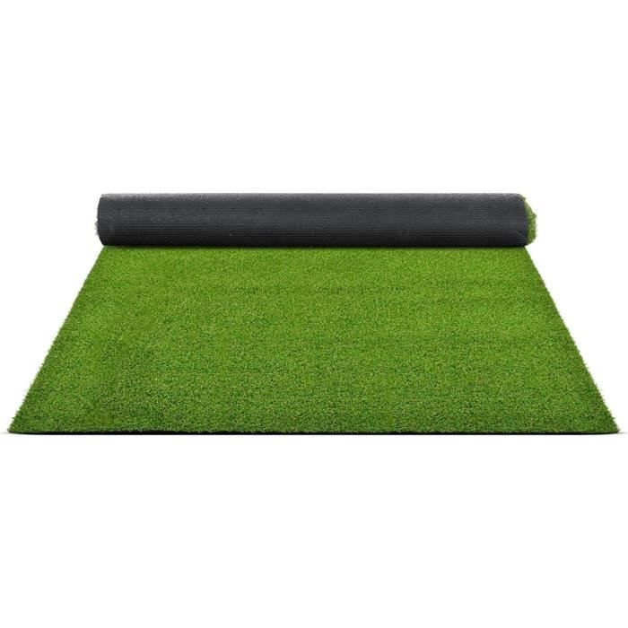 Gazon Artificiel Riviera 14mm - Tapis Pelouse Synthétique 100x150cm | Résistant UV, Sans Plomb - Poids 1300g/m²