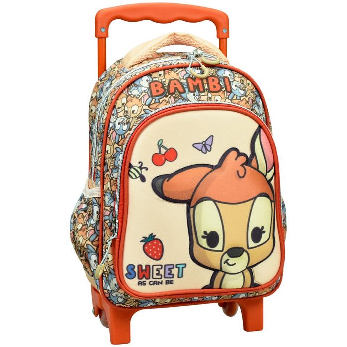 Sac à dos à roulettes Bambi Disney 30 CM Trolley Maternelle Sac à dos à roulettes Bambi Disney 30 CM Trolley Maternelle