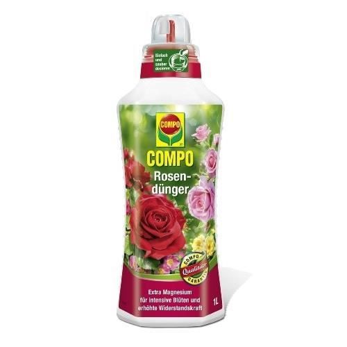 Compo Fertilizzante Per Rose - Concime Liquido 1 Litro Con Magnesio Per Fogliame Verde - Foto 6