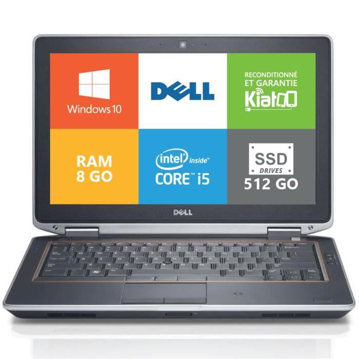Top achat PC Portable ordinateur portable DELL latitude E6320 core I5 8 go ram 512 go ssd disque dur,pc reconditionné,windows 10 originale pas cher Top achat PC Portable ordinateur portable DELL latitude E6320 core I5 8 go ram 512 go ssd disque dur,pc reconditionné,windows 10 originale pas cher