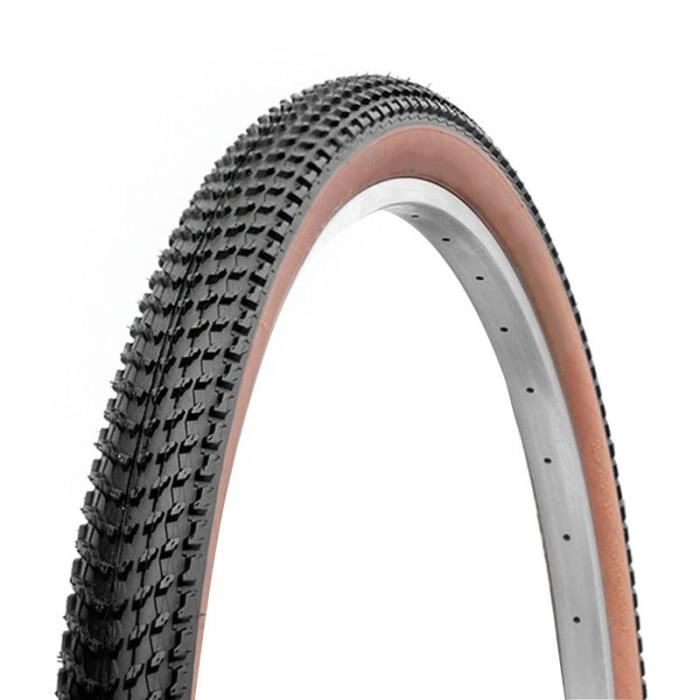 Pneu VTT renforce anti crevaison Deli TS tanwall noir flanc marron 27 5 x 2 10 mm Cdiscount Sport