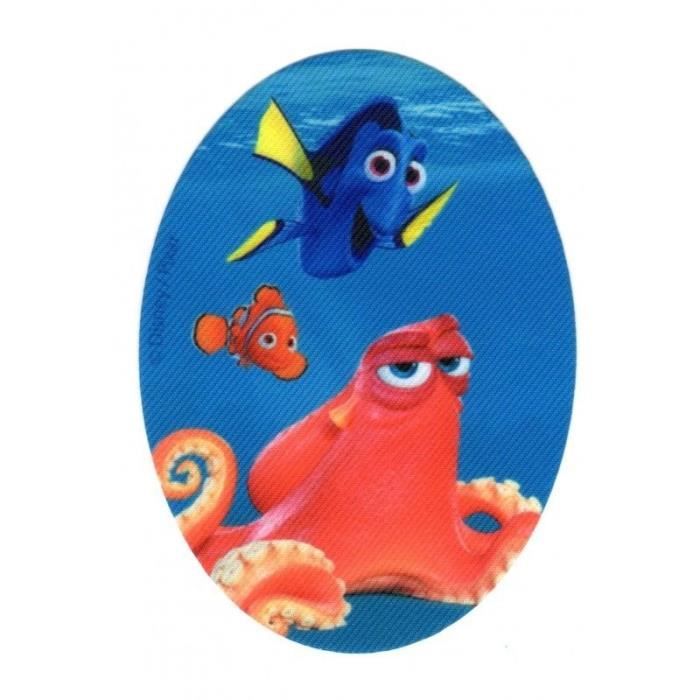 LE MONDE DE DORY ECUSSON patch thermocollant ovale NEMO DORY DISNEY ref ...