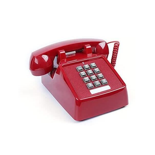 Dotopon Téléphone Filaire Traditionnel rétro pour la Maison, téléphone  analogique Classique de Base, téléphone Fixe Ancien et Vinta - Cdiscount  Téléphonie