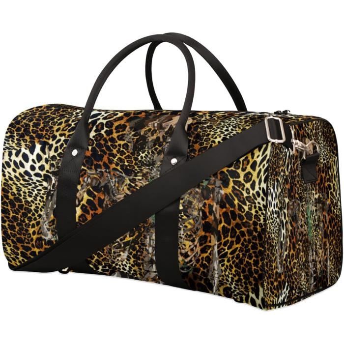Sac Fourre-tout Noir Motif Tête De Mort - 50x40 Cm, Polyester, Grande Capacité, Fermeture éclair, Pour Femme