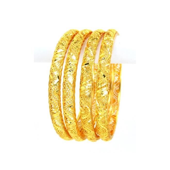 Bijoux indiens bracelets plaqué or 2.6
