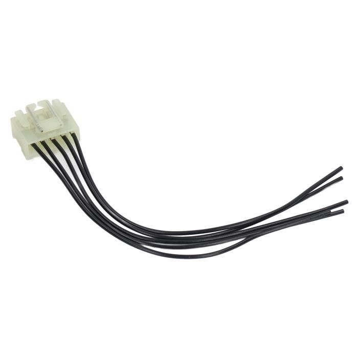 Faisceau Câblage Prise Porte Lampe Feux Arrière – Compatible Peugeot 206 SW, 307, 407 – 6 Fils – Neuf