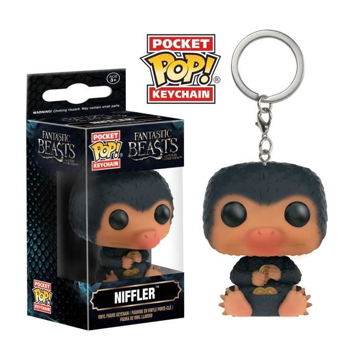 Porte Cle Funko Pocket Pop Les Animaux Fantastiques Niffler Noir Et Marron Cdiscount Bagagerie Maroquinerie