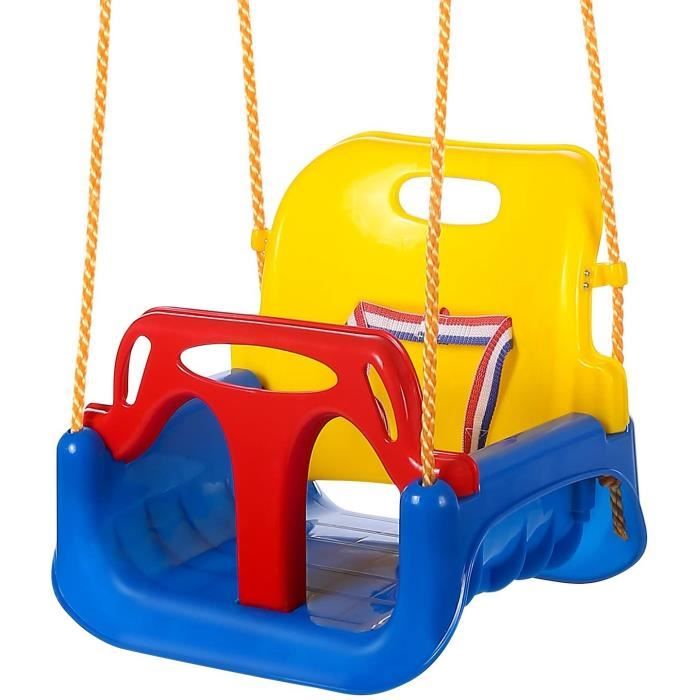 Balancoire Premium 3 En 1 Pour Tout Petits Enfants Et Adolescents Balancoire Bebe Siege Bebe Exterieur Bleu Cdiscount Jeux Jouets