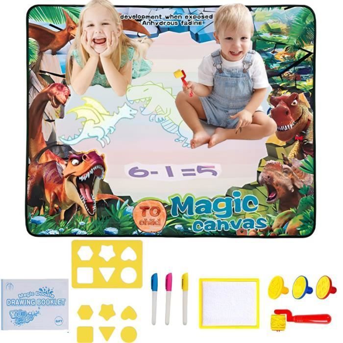 Tapis Marelle Pour Fille Et Garçon Circus Gris 200x290 - Tapis enfant