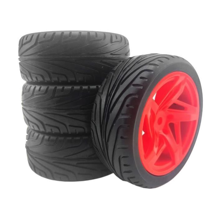 Pièces de rechange de voiture rc pour jantes hexagonales de 12 mm rouge ...