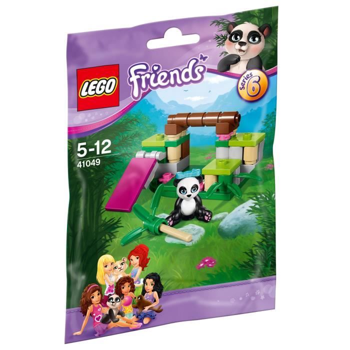 Set de construction - LEGO - 41049 Friends Le bambou du panda - 47 pièces - 5-12 ans - Panda avec toboggan
