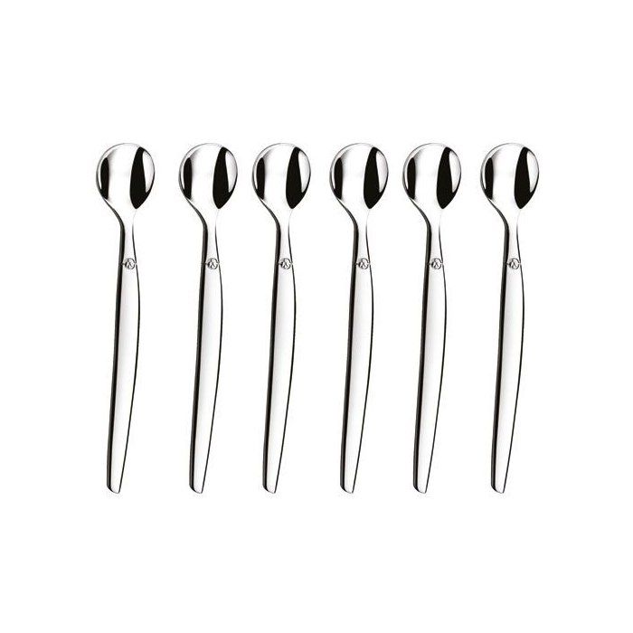 LOU Laguiole C cuillères moka - Jet - 6 pièces - Inox - Classique