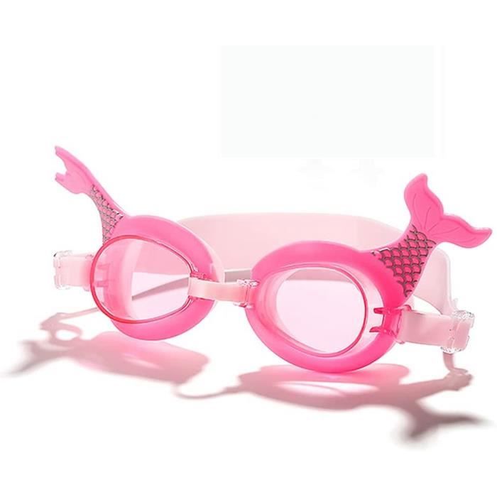 Lunettes De Natation Enfant Anti-buée Et Anti-UV - Avec Pont De Nez Ajustable - Pour Piscine Et Plongée