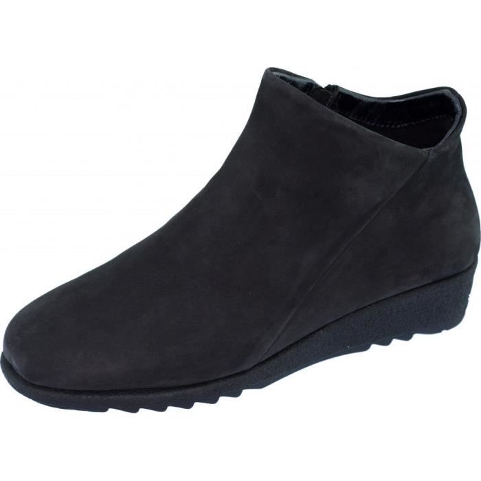 bottines confort femme grande largeur