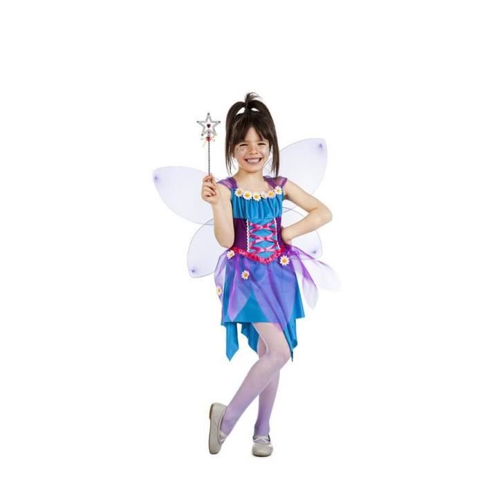 Costume de fée bleue 5 - 6 ans - Déguisement fille - v59051