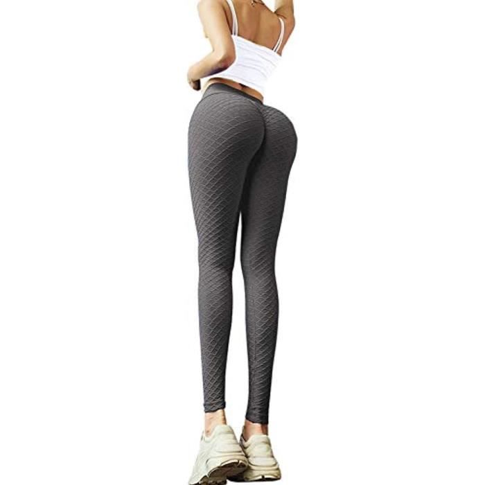 Kuzimua Scrunch Butt Lot De 2 Leggings De Sport Pour Femme, Taille