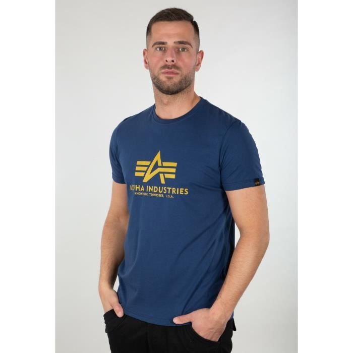 T-shirt Alpha Industries Basic - bleu marine - S