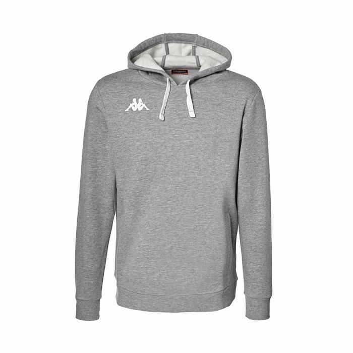 Sweat à capuche Bali pour Garçon - Kappa - Coupe droite - Gris