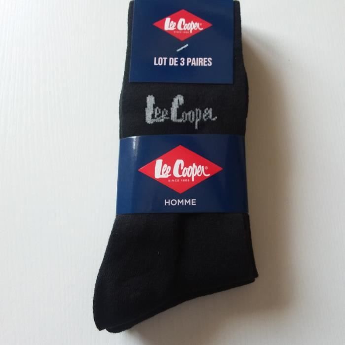 Lot De Paires De Chaussettes classiques mi Longues Lee Cooper 39/42 Ou  43/46 Au Choix