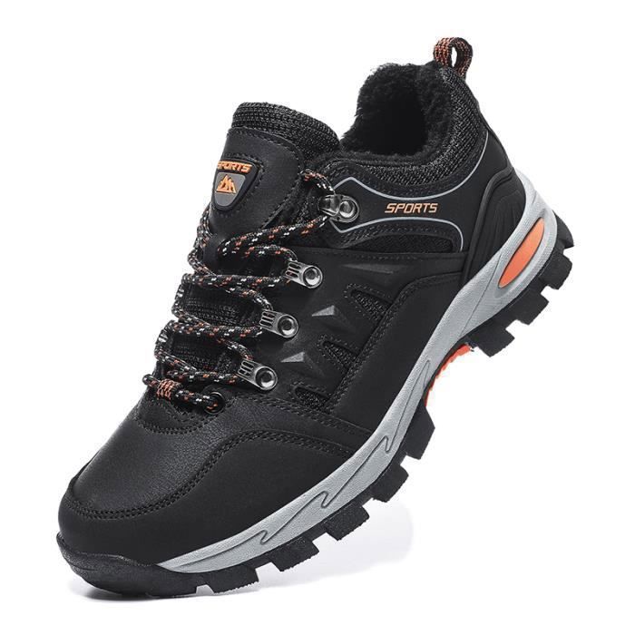 Chaussure de marche sales en cuir homme