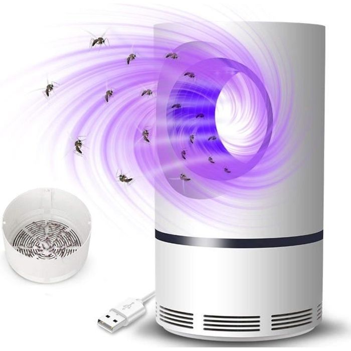 Inhalation Mosquito Killer LED Lampes Fly Mosquito Trap Light Anti Moustiques Repulsif Insect Tueur Tueur