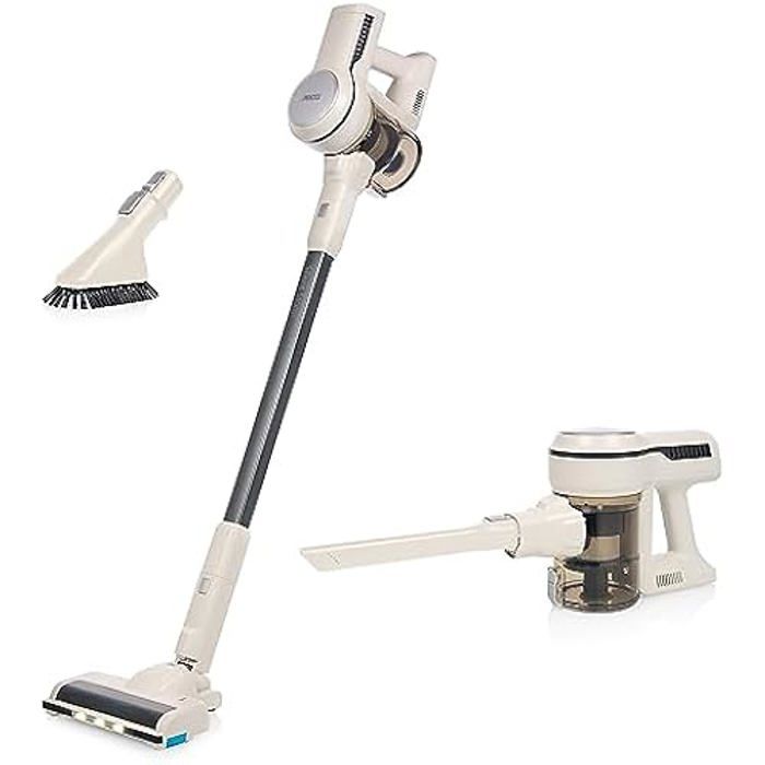 Aspirateur sans fil - PRINCESS - Silent Storm - Autonomie 30 min - Brosse motorisée à LEDs - 06 L