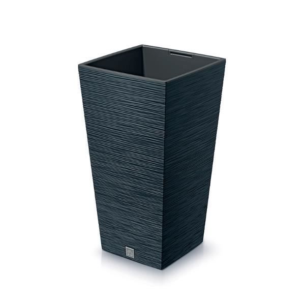Pot de fleurs Prosperplast FURU SQUARE DFSH265-S433 265x265x500mm - couleur anthracite
