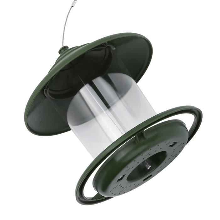 Meilleurs prix pour Qqmora Mangeoire à oiseaux Mangeoire pour oiseaux suspendue d'extérieur, récipient alimentaire en plastique, outils jardin filet