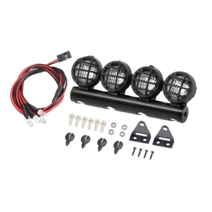 Bac De Toit Avec LED Integy C30591 Pour Axial SCX10 III (1/10) - Neuf