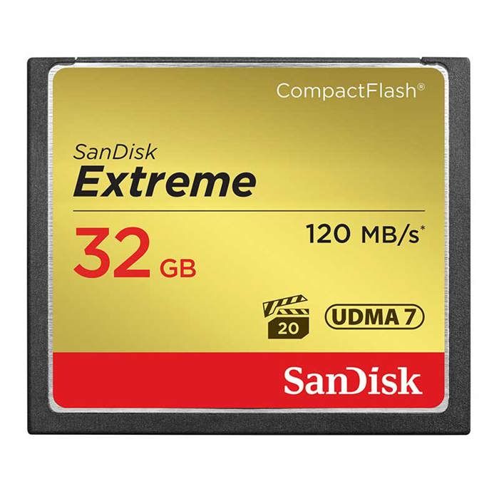 Carte mémoire flash - SANDISK - Extreme Cf 120Mb/S 85Mb/S 32Gb