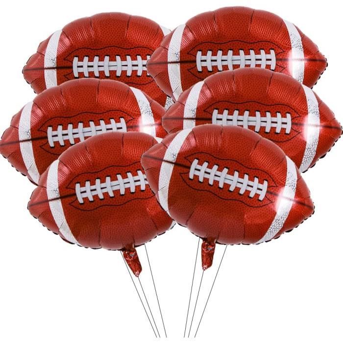 ABOOFAN Ballon de Sport en PU, Paquet de 6 Mini Ballons de Rugby, Football de 3,5 Pouces, Mini Ballons de Rugby, Cadeaux de Fête Sportive, Fournitures de Fête à Thème ABOOFAN Ballon de Sport en PU, Paquet de 6 Mini Ballons de Rugby, Football de 3,5 Pouces, Mini Ballons de Rugby, Cadeaux de Fête Sportive, Fournitures de Fête à Thème