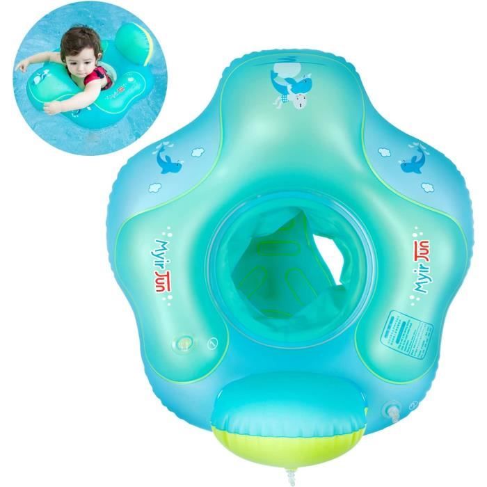 Heartsking Bouée Bébé Flotteur Piscine - Bateau Gonflable Pour Enfants 1-4 Ans Avec Pistolet à Eau