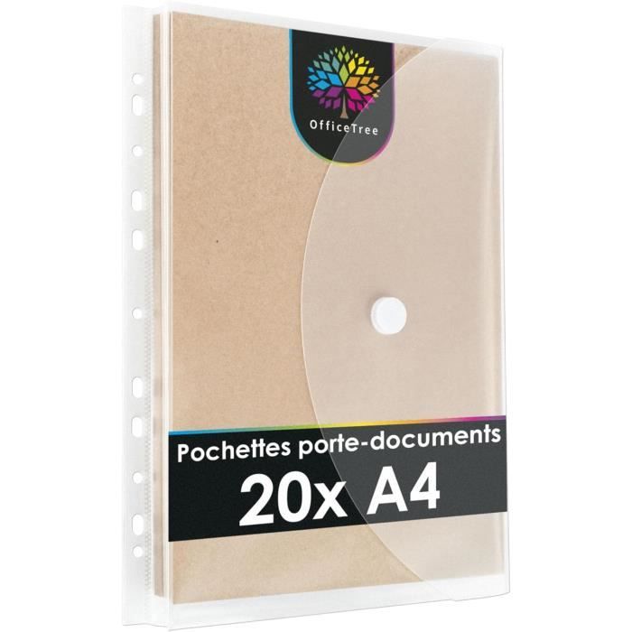 OfficeTree 20 x A4-documentenportefeuilles archiveren met 120