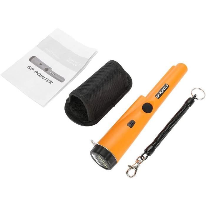 Détecteur De Métaux Portable - Sensibilité Réglable, Alarme Sonore/Vibrante - Pour Sécurité, Détection - Pile 9V Non Incluse