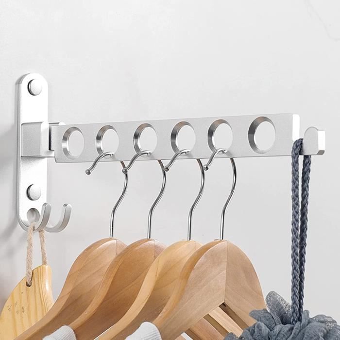 Télescopique Étendoir Mural Exteible Mural Support De Séchage Pliable