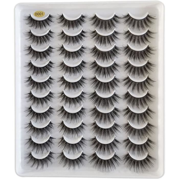 Kit De Cils Magnétiques 3D/4D - Bigoudis Clips Et Cils Faux - Effet Volume Intense Ou Naturel