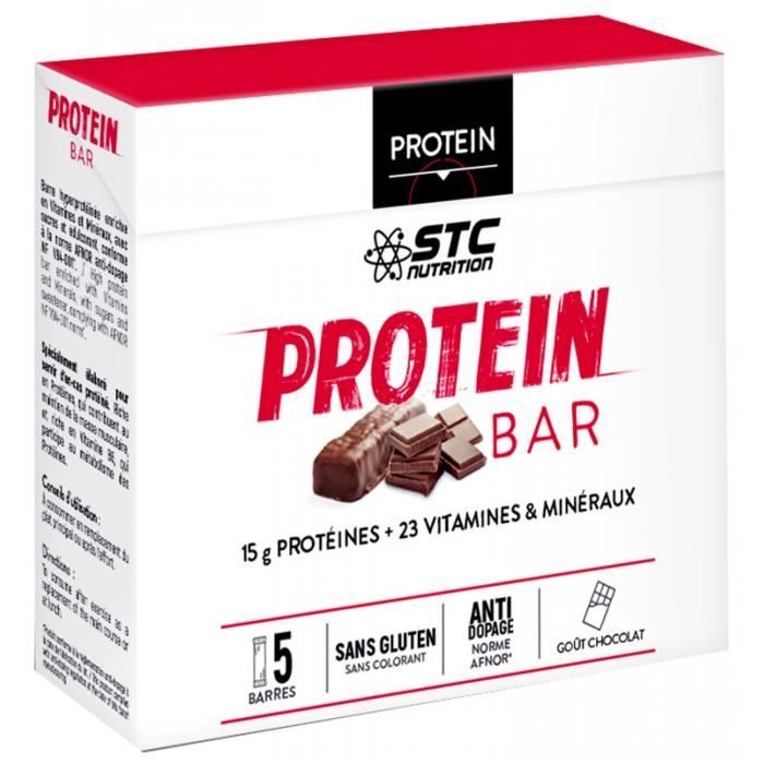 Fort et Musclé-STC NUTRITION Protein Bar 5 barres