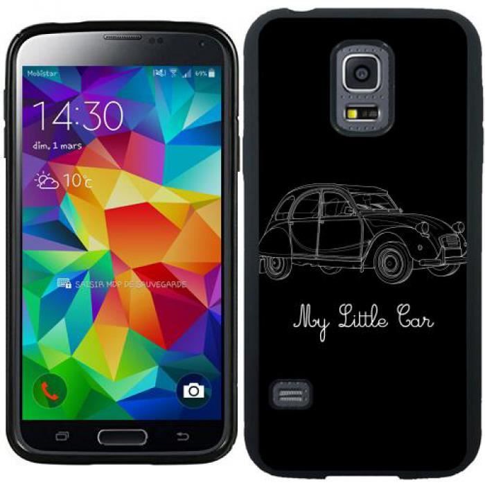 Coque Silicone pour Samsung Galaxy S5 Mini - My Little Car - 2CV r|s