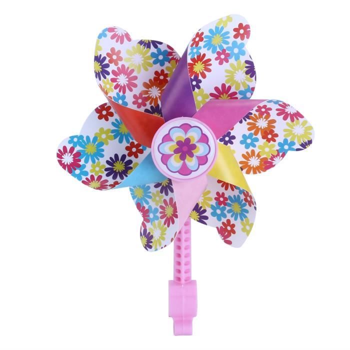 Rubans Colorés Avec Pompons Pour Guidon De Vélo, Trottinette - Violet - Longueur 22 Cm - En Polyester - Décoration Festive Pour Filles