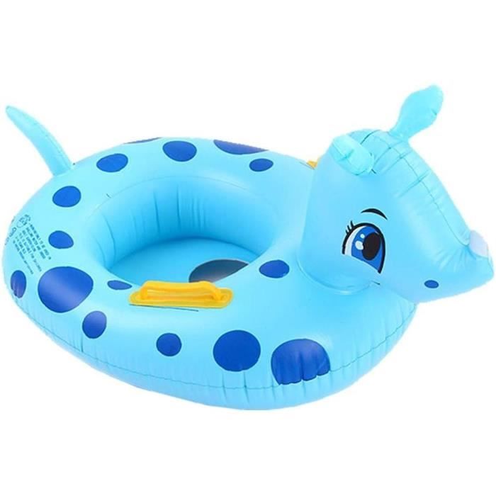 Bouée piscine gonflable imprimée grande taille 92 cm avec poignées