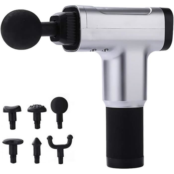 Appareil de massage pour un massage facile et rapide des muscles tendus, Media-tech, 4 têtes de massage interchangeables, MT6521