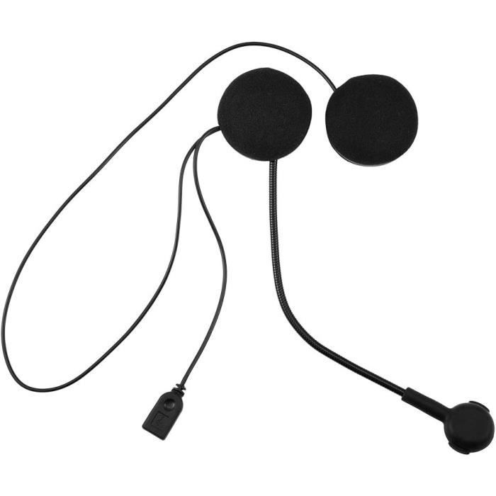 Intercom Moto Bluetooth IPX6 - Casque Communication Sans Fil 5.0, Batterie 2000mAh, Compatible Tous Casques
