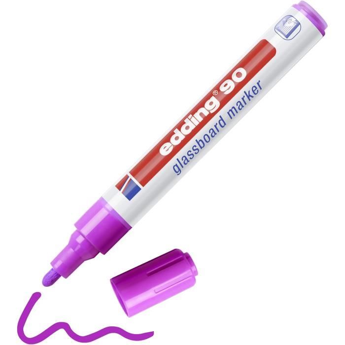 Edding 4500 Marqueur Pour Textiles - Rouge - 10 Pièces - Pointe Ronde De 2-3 Mm - Feutre Textile