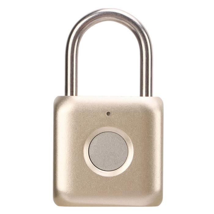 GOTOTOP Cadenas d'empreintes digitales Cadenas intelligent d'empreinte digitale Bluetooth APP