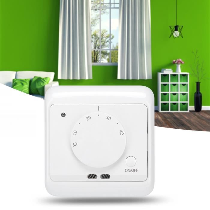 Régulateur de température pour thermostat de chauffage par le sol 16A