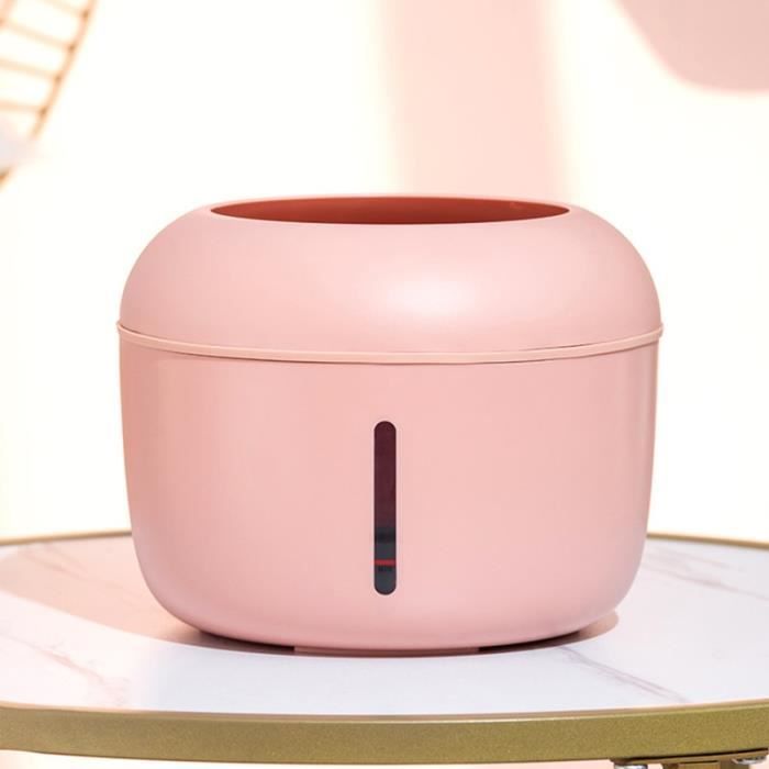 FONTAINE A EAU,PinkFontaine À Eau Électrique 2,5 L Pour Chat, Filtre À Boucle Automatique, Bol