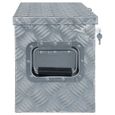 'MAIS9113Haute qualité - Boîte en aluminium Style Contemporain - Atelier Outils Caisse de Rangement Coffre à Outils76,5 x 26,5 x 33-1